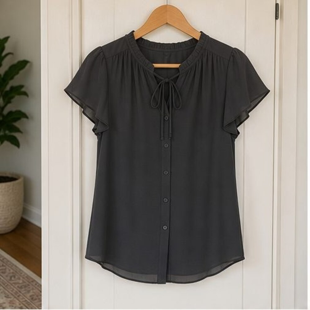 Charcoal Cami Blouse